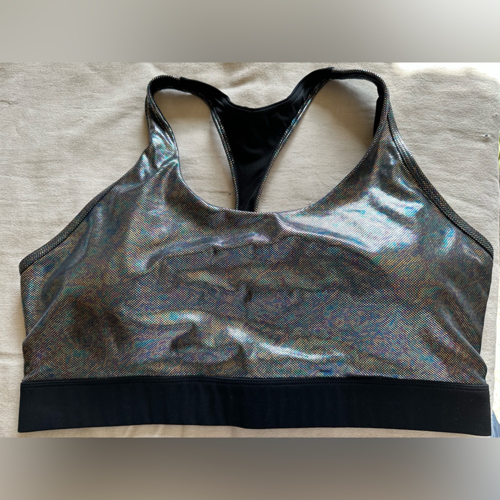 NWOT Zyia Disco Luxe Sports Bra XXL
